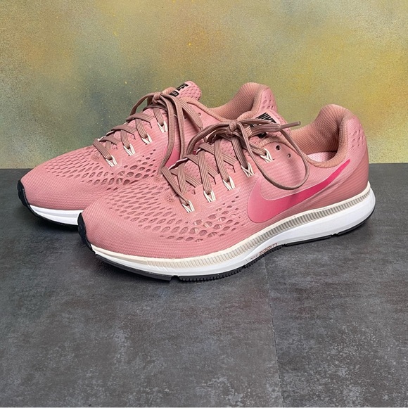 Nike Air Zoom Pegasus 34 Women's Pink Running Shoes Size 7.5 - Picture 6 of 16